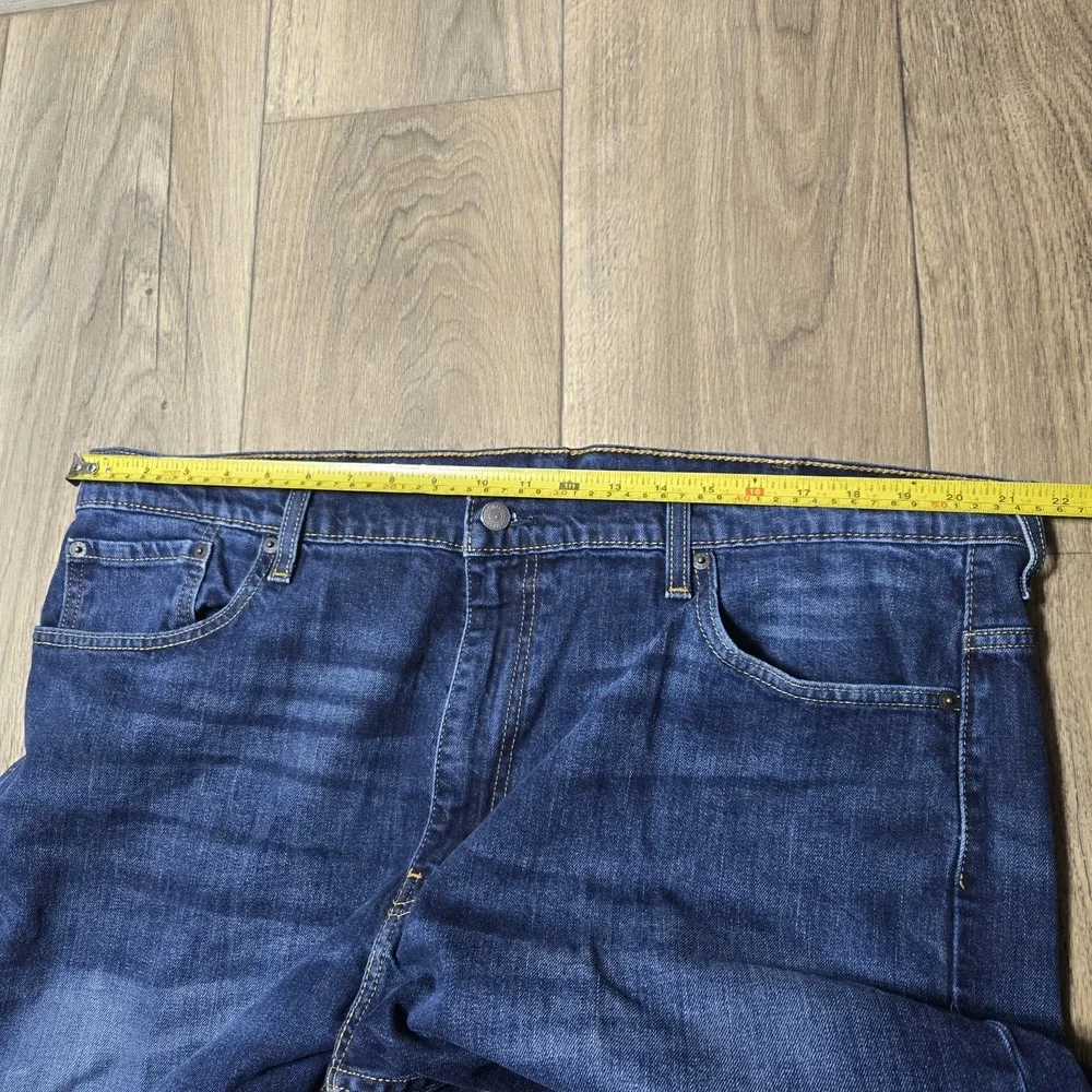 Levi's 569 Mens Loose Straight Fit Jeans Dark Wash Denim Comfort Casual W43 L30
